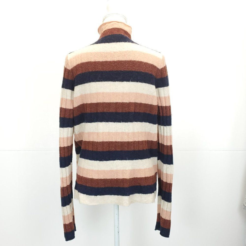 Madewell Color Block Striped Evercrest Turtleneck… - image 7
